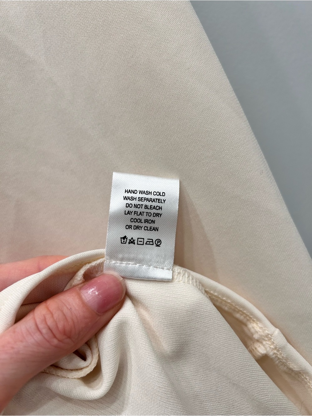 NWT Helsa Matte Jersey Long Goddess Skirt in the Shade Ivory Size Medium - Picture 9 of 11